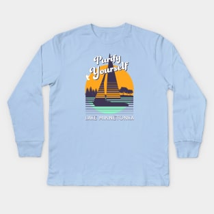 Purify Yourself Kids Long Sleeve T-Shirt